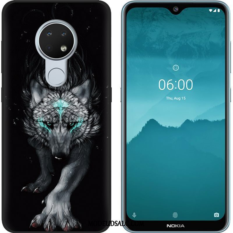 Nokia 6.2 Etui Blød Malet Nubuck Trend Lilla