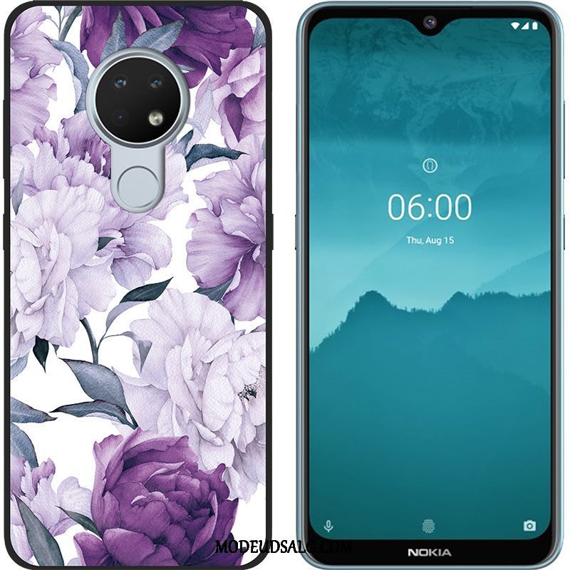 Nokia 6.2 Etui Blød Malet Nubuck Trend Lilla