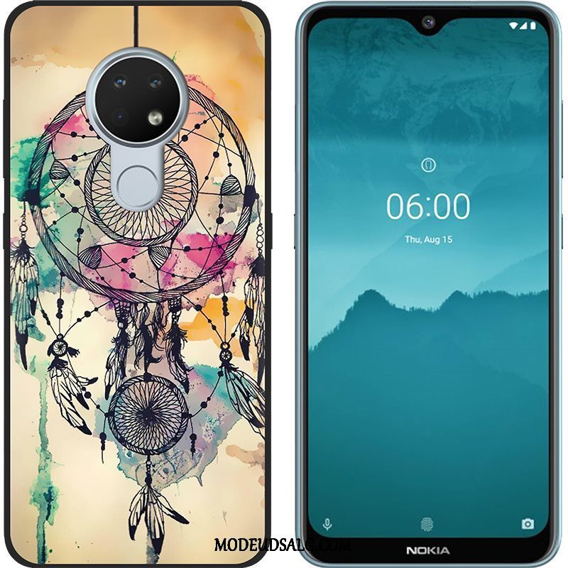 Nokia 6.2 Etui Blød Malet Nubuck Trend Lilla