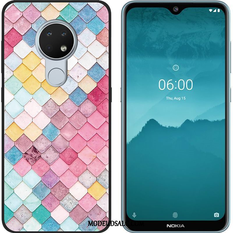 Nokia 6.2 Etui Blød Malet Nubuck Trend Lilla