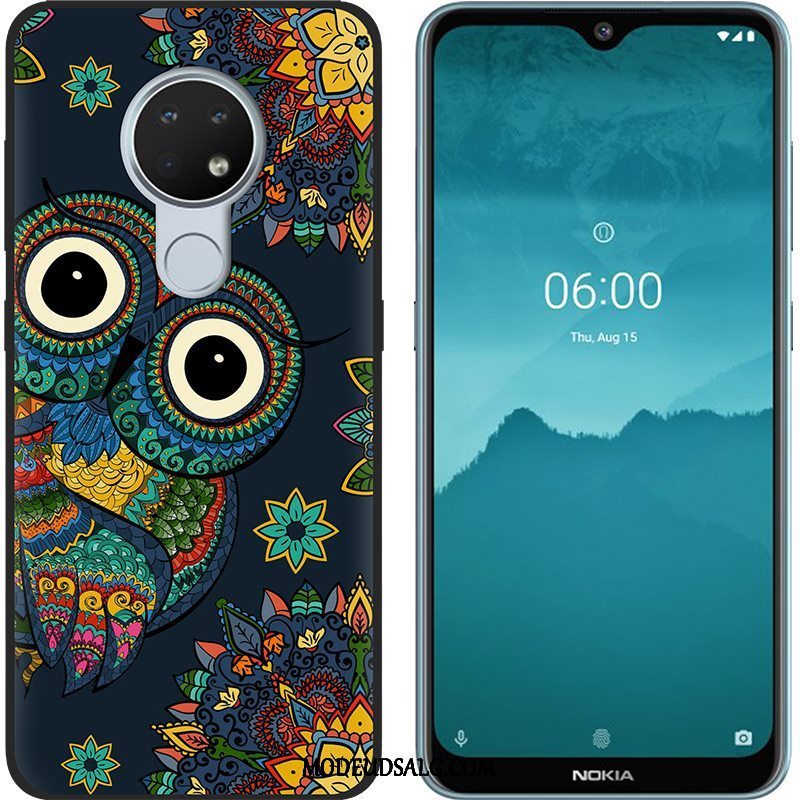 Nokia 6.2 Etui Blød Malet Nubuck Trend Lilla