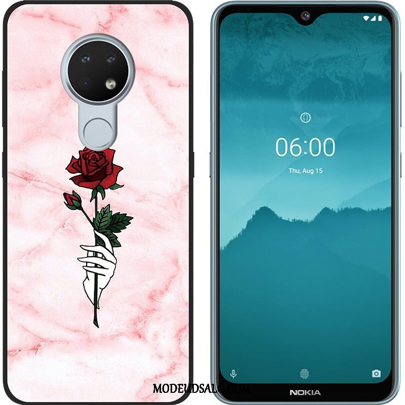 Nokia 6.2 Etui Blød Malet Nubuck Trend Lilla