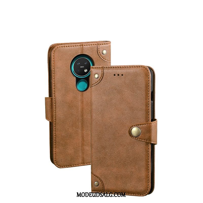 Nokia 6.2 Etui Lædertaske Beskyttelse Folio Tegnebog Cover