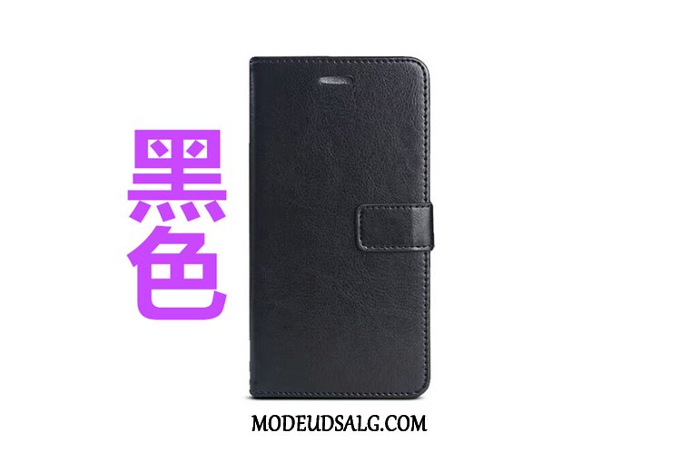 Nokia 7.1 Etui Anti-fald Dyb Farve Cover Folio Lædertaske