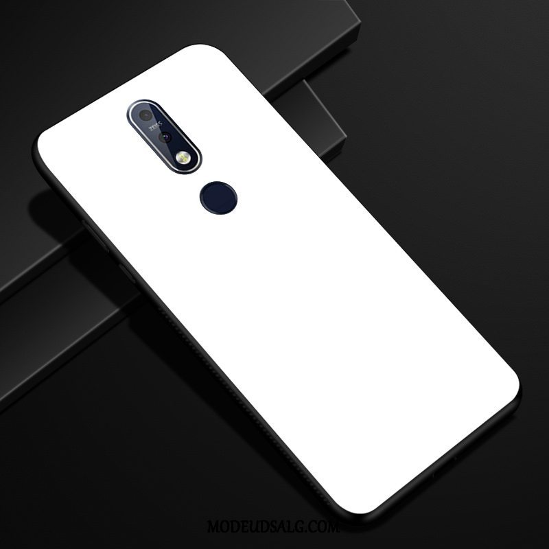 Nokia 7.1 Etui Anti-fald Lilla Gradient Beskyttelse Cover