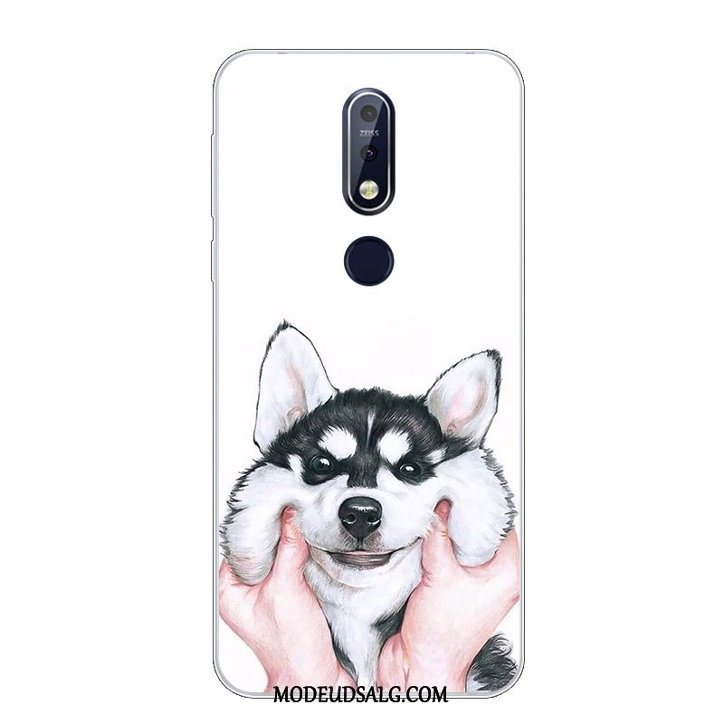 Nokia 7.1 Etui Cartoon Beskyttelse Cover Smuk Silikone