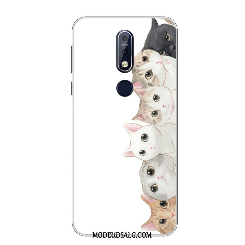 Nokia 7.1 Etui Cartoon Beskyttelse Cover Smuk Silikone