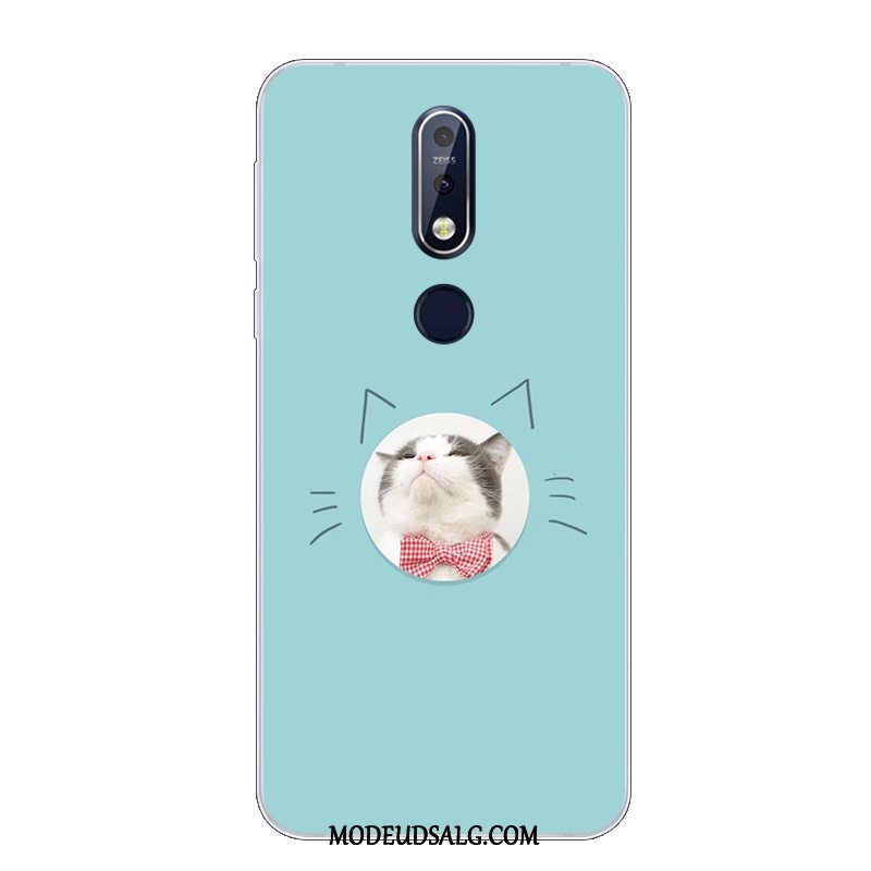 Nokia 7.1 Etui Cartoon Beskyttelse Cover Smuk Silikone