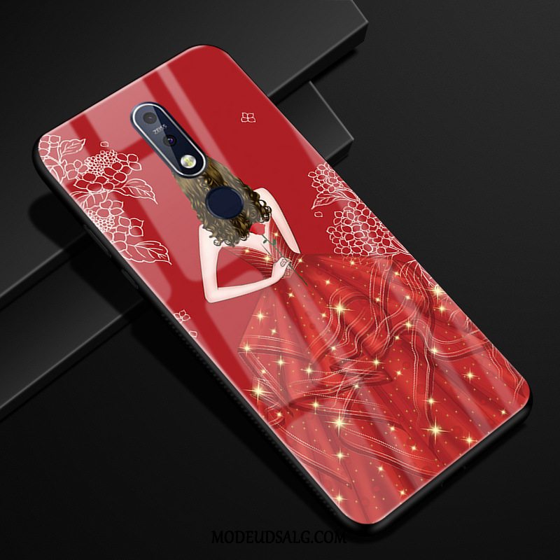 Nokia 7.1 Etui Cover Af Personlighed Gaze Glas Kreativ