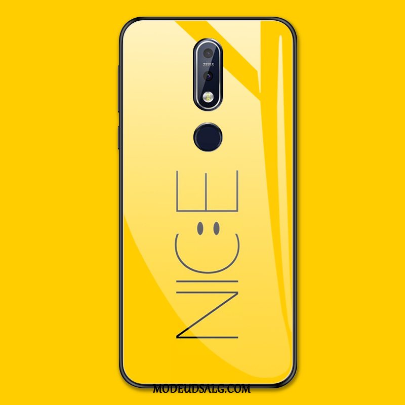 Nokia 7.1 Etui / Cover Anti-fald Trend Alt Inklusive Beskyttelse Glas