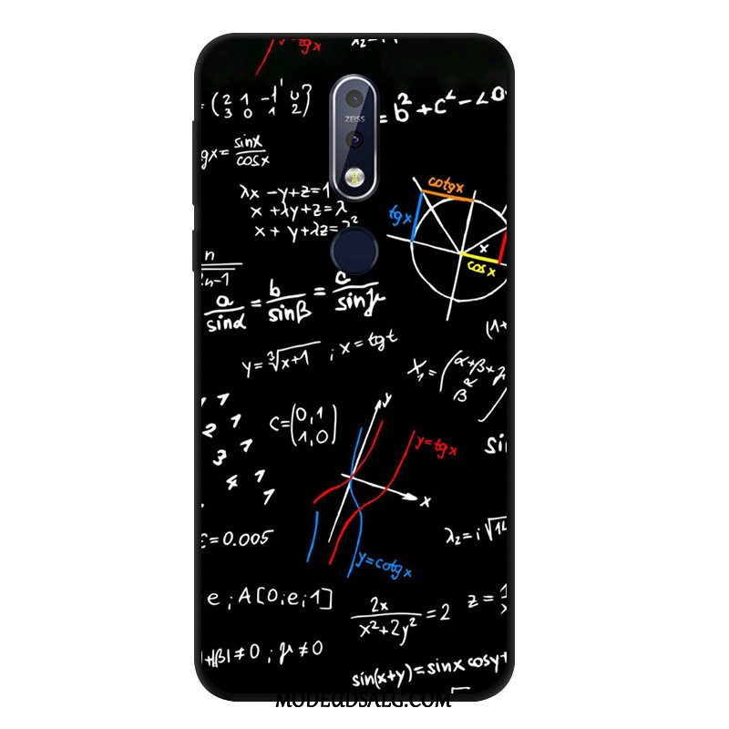 Nokia 7.1 Etui / Cover Beskyttelse Silikone Vind Anti-fald