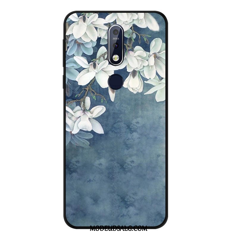 Nokia 7.1 Etui / Cover Beskyttelse Silikone Vind Anti-fald