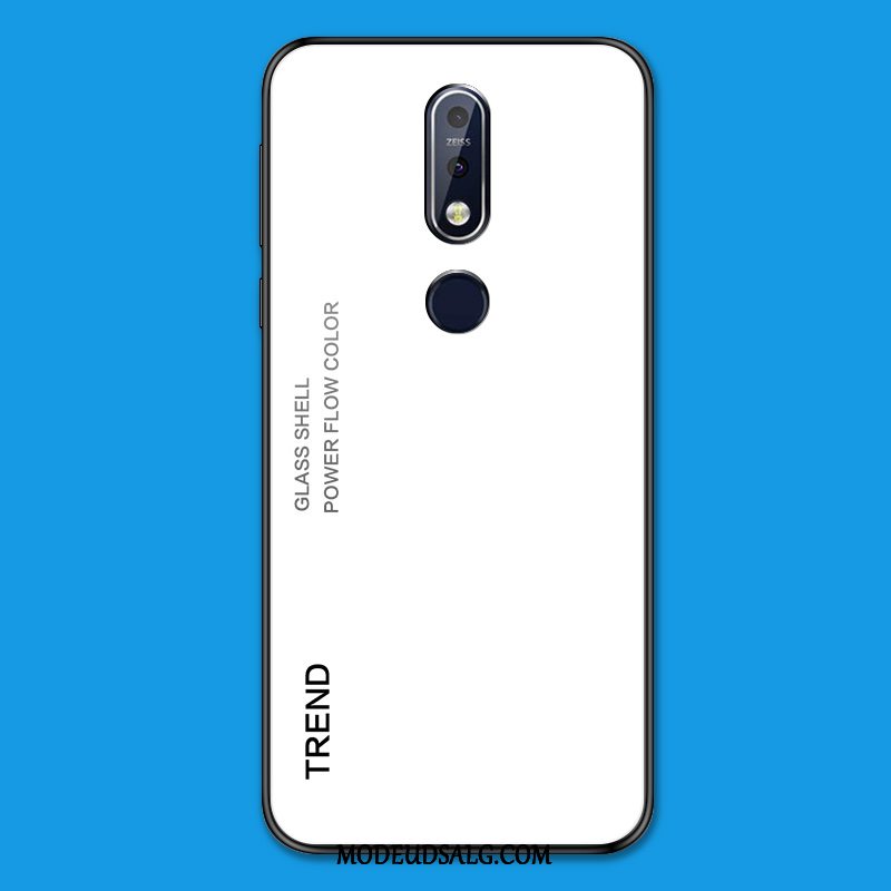 Nokia 7.1 Etui Cover Glas Farve Kreativ Lilla