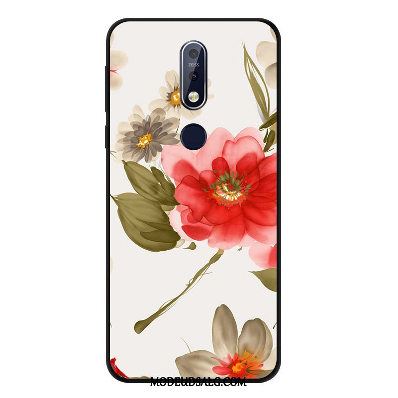 Nokia 7.1 Etui / Cover Sort Blød Anti-fald Vind