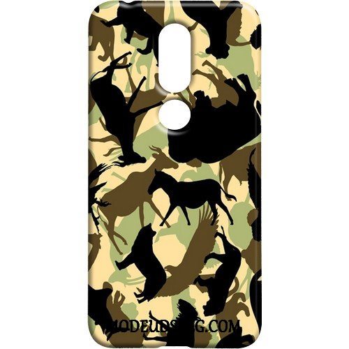 Nokia 7.1 Etui Nubuck Kreativ Super Camouflage Beskyttelse