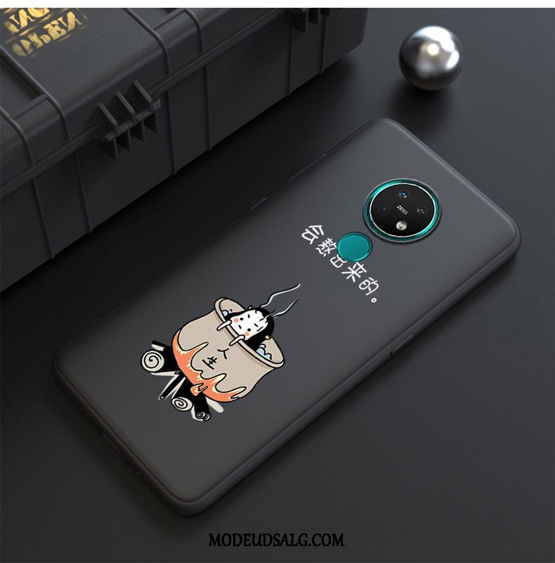 Nokia 7.2 Etui / Cover Blød Cartoon Nubuck Silikone