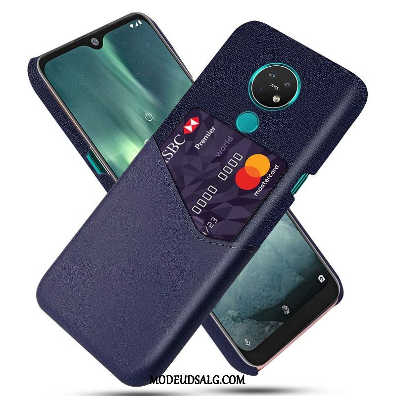 Nokia 7.2 Etui / Cover Kort Gul Anti-fald Kvalitet