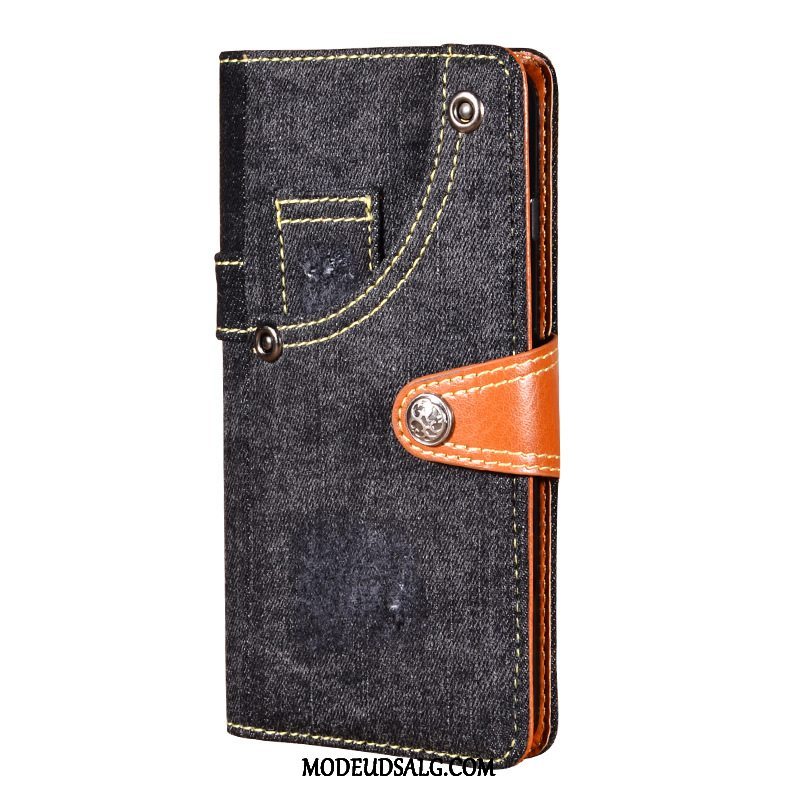 Nokia 7.2 Etui Denim Sort Cover Support Beskyttelse