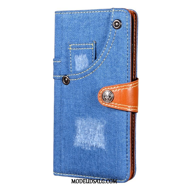 Nokia 7.2 Etui Denim Sort Cover Support Beskyttelse