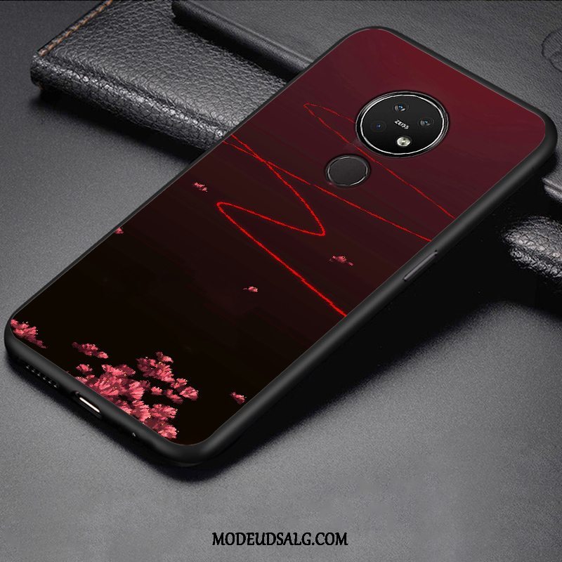 Nokia 7.2 Etui Rød Cartoon Kreativ Trend Beskyttelse