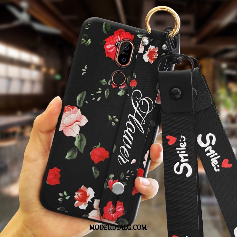 Nokia 7 Plus Etui Alt Inklusive Cover Silikone Lyserød Anti-fald