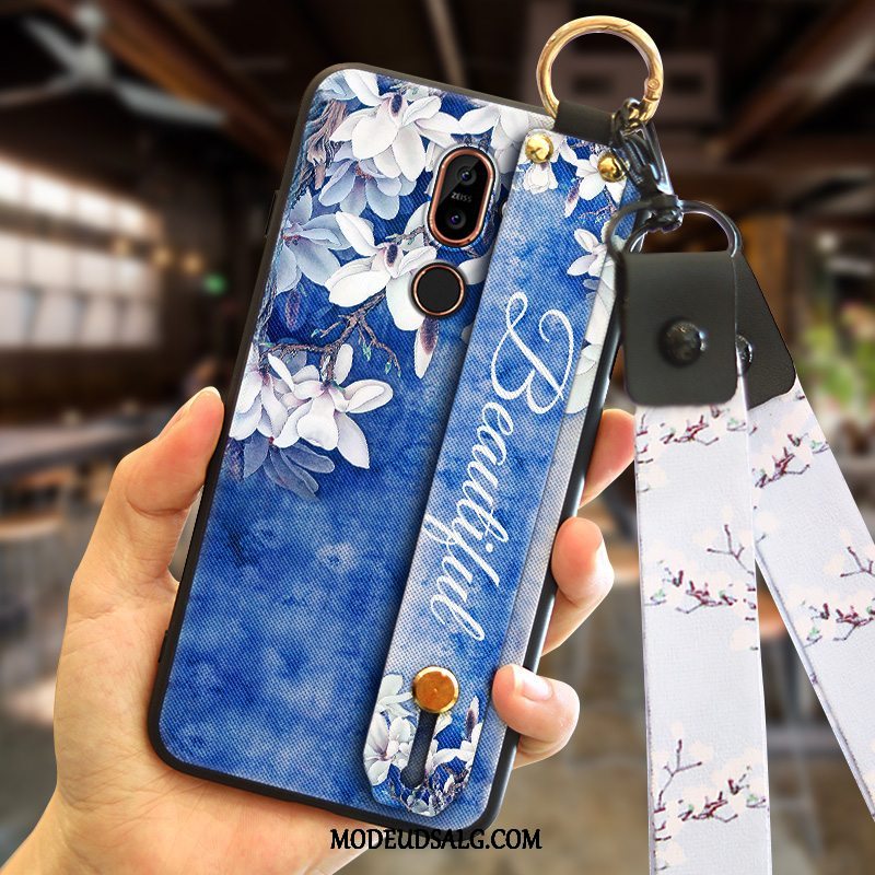 Nokia 7 Plus Etui Alt Inklusive Cover Silikone Lyserød Anti-fald