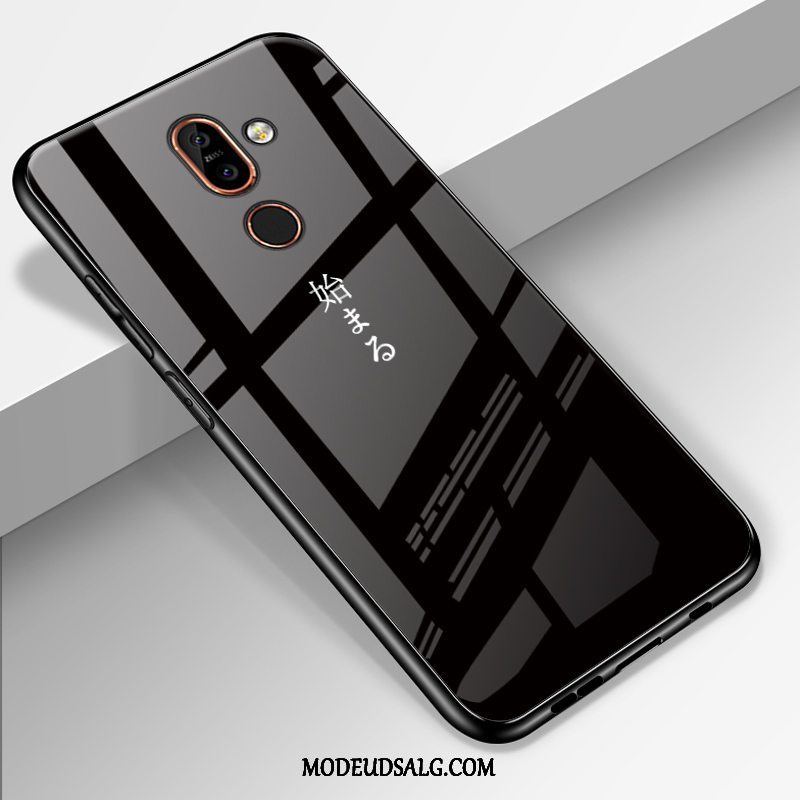 Nokia 7 Plus Etui Anti-fald Sort Trend Beskyttelse Vind