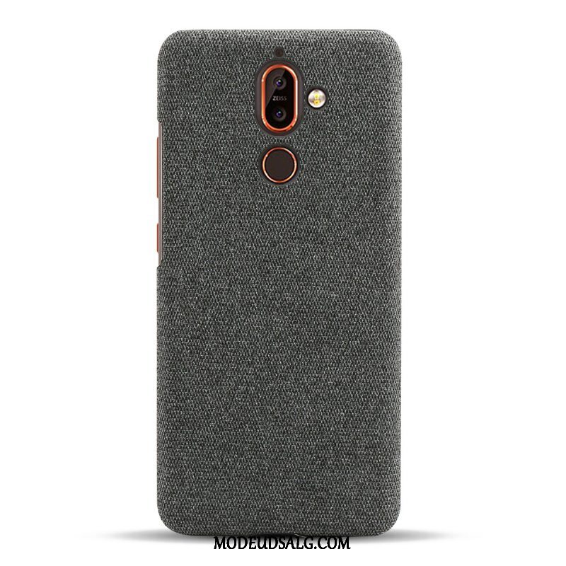 Nokia 7 Plus Etui Cover Grå Anti-fald Simple Let Tynd