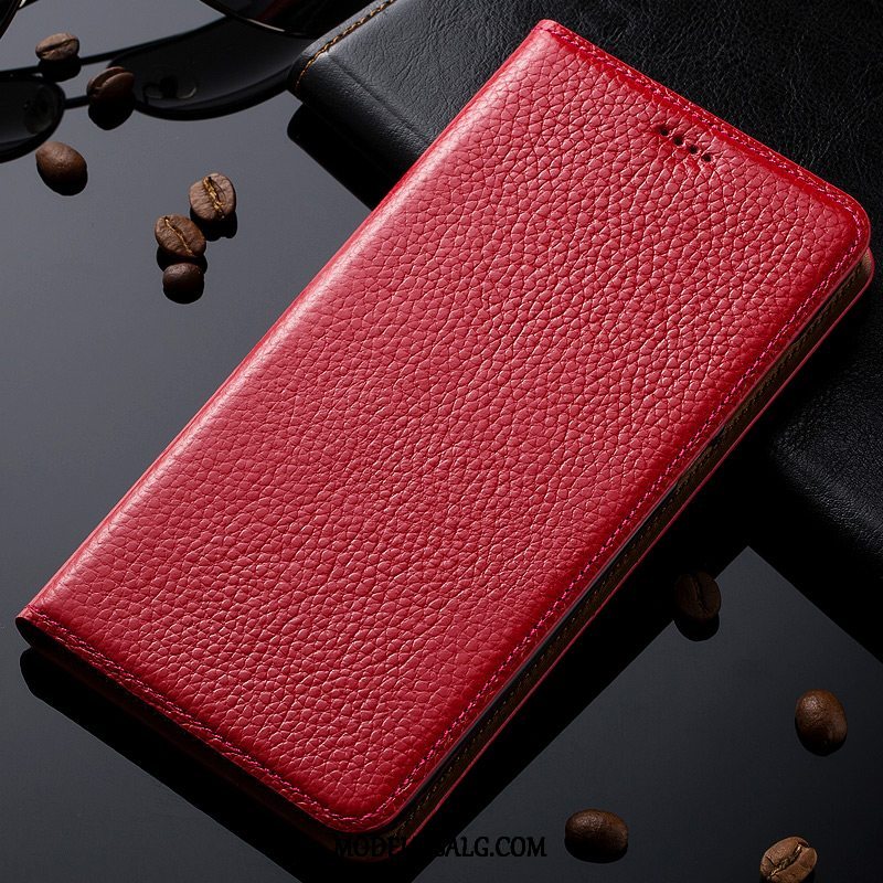 Nokia 7 Plus Etui / Cover Mønster Lædertaske Litchi Folio