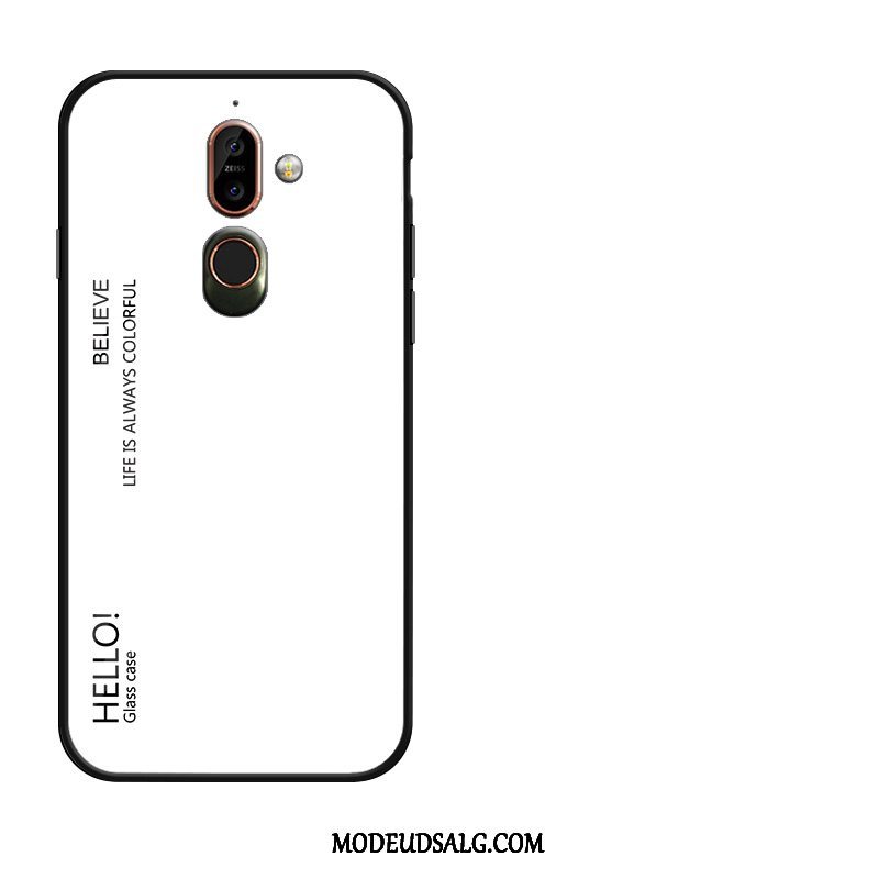 Nokia 7 Plus Etui Glas Cover Anti-fald Beskyttelse Kreativ