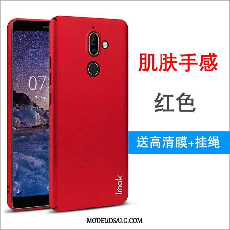 Nokia 7 Plus Etui Hvid Silikone Cover Glat Anti-fald