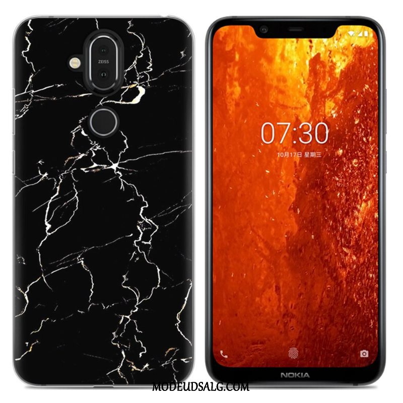 Nokia 8.1 Etui Anti-fald Alt Inklusive Grøn Cover Blød