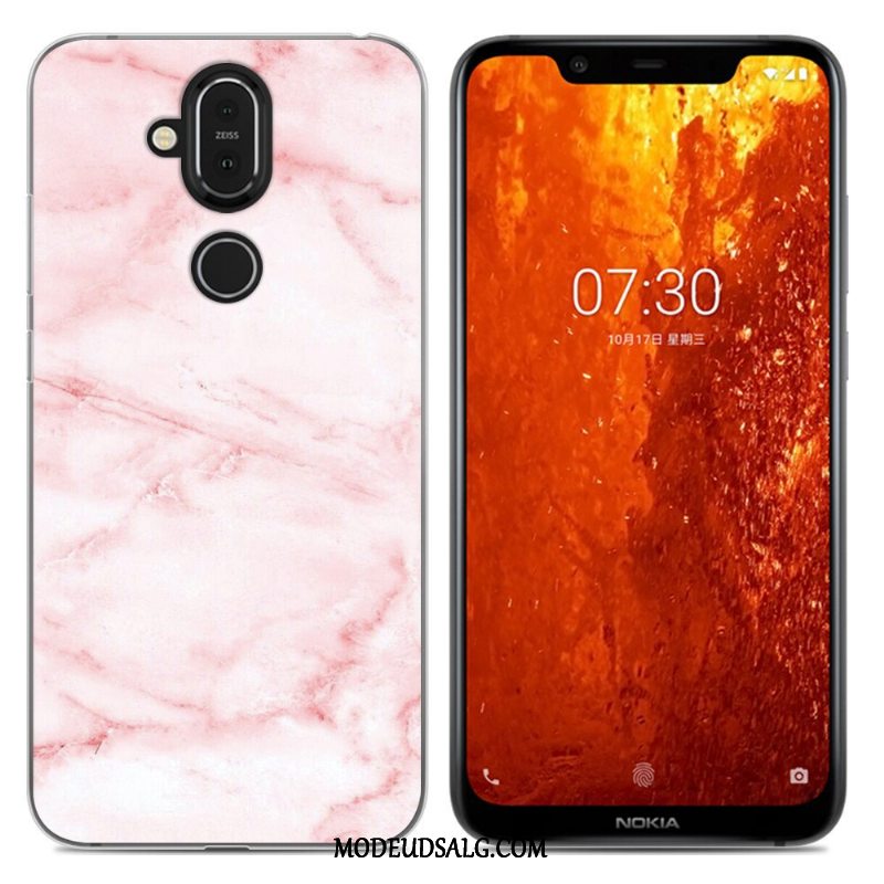 Nokia 8.1 Etui Anti-fald Alt Inklusive Grøn Cover Blød