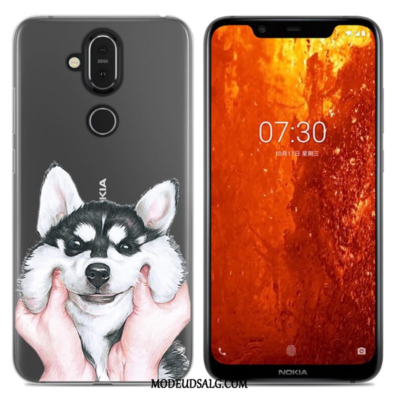 Nokia 8.1 Etui Anti-fald Alt Inklusive Grøn Cover Blød