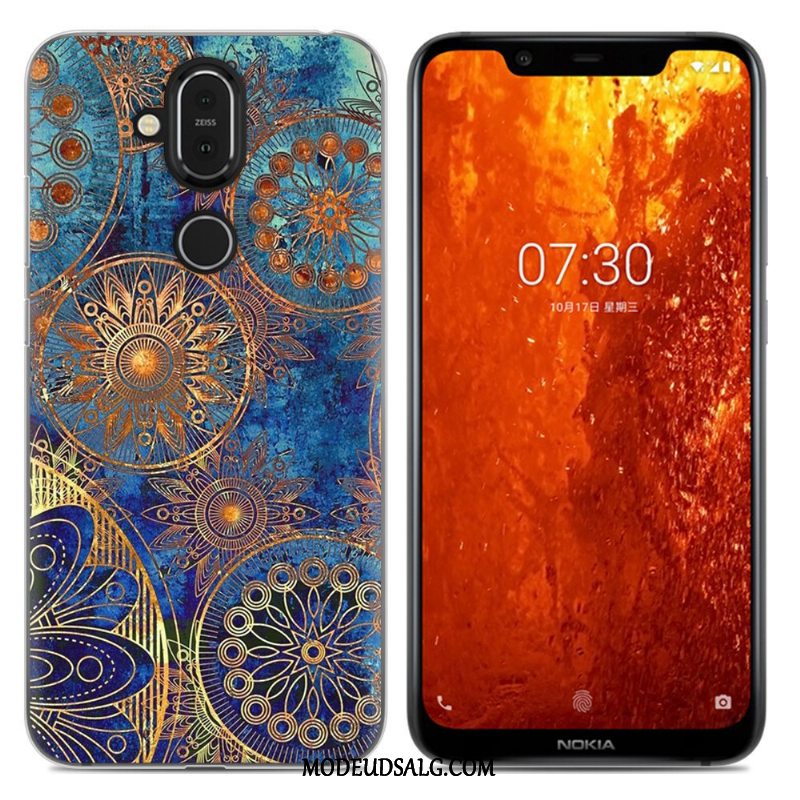 Nokia 8.1 Etui Anti-fald Alt Inklusive Grøn Cover Blød