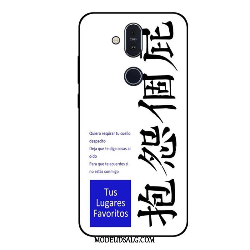 Nokia 8.1 Etui / Cover Anti-fald Elskeren Rød Alt Inklusive