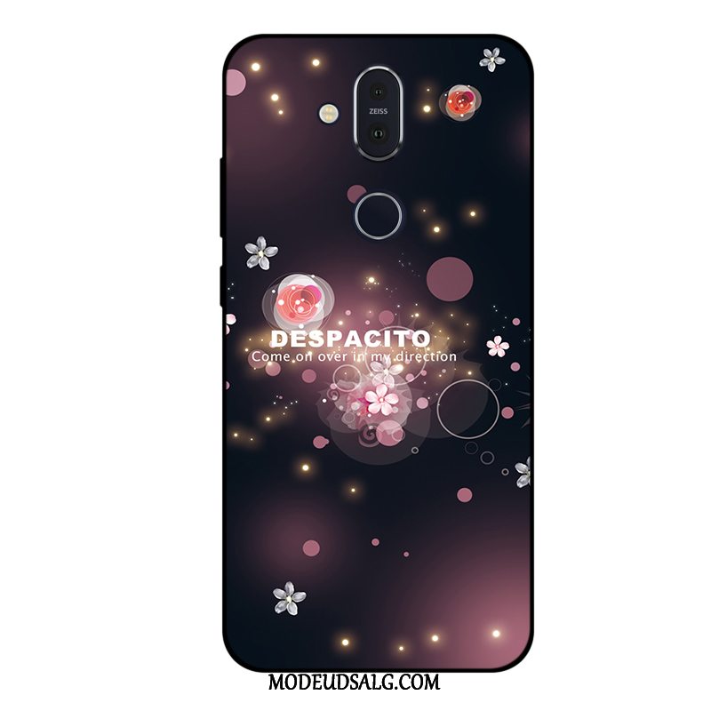 Nokia 8.1 Etui Cover Beskyttelse Blød Hvid Anti-fald