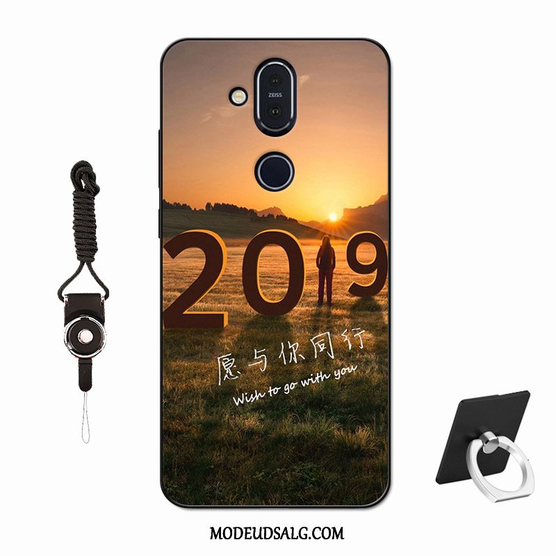 Nokia 8.1 Etui / Cover Beskyttelse Blød Skridsikre Silikone Elskeren