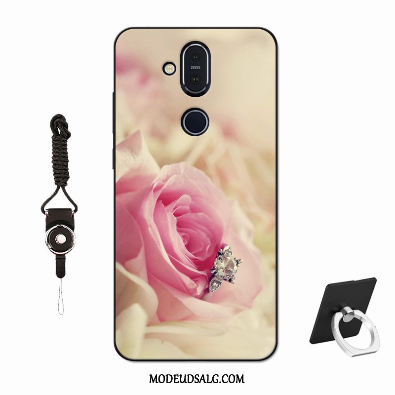 Nokia 8.1 Etui / Cover Beskyttelse Blød Skridsikre Silikone Elskeren