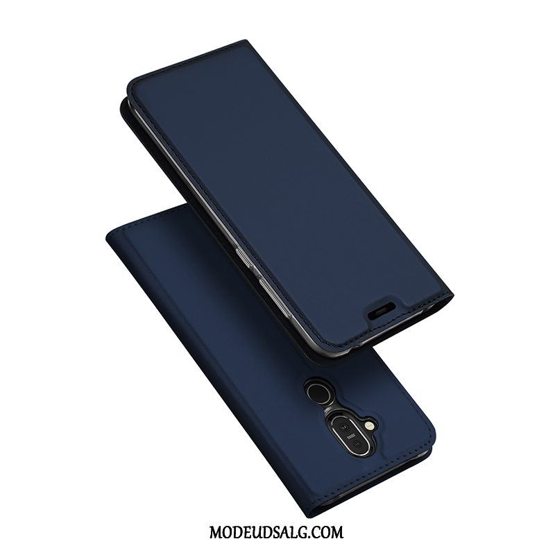 Nokia 8.1 Etui / Cover Business Tasker Anti-fald Ny Kort