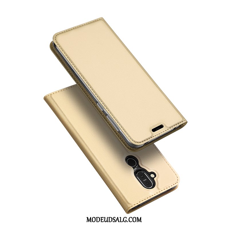 Nokia 8.1 Etui / Cover Business Tasker Anti-fald Ny Kort