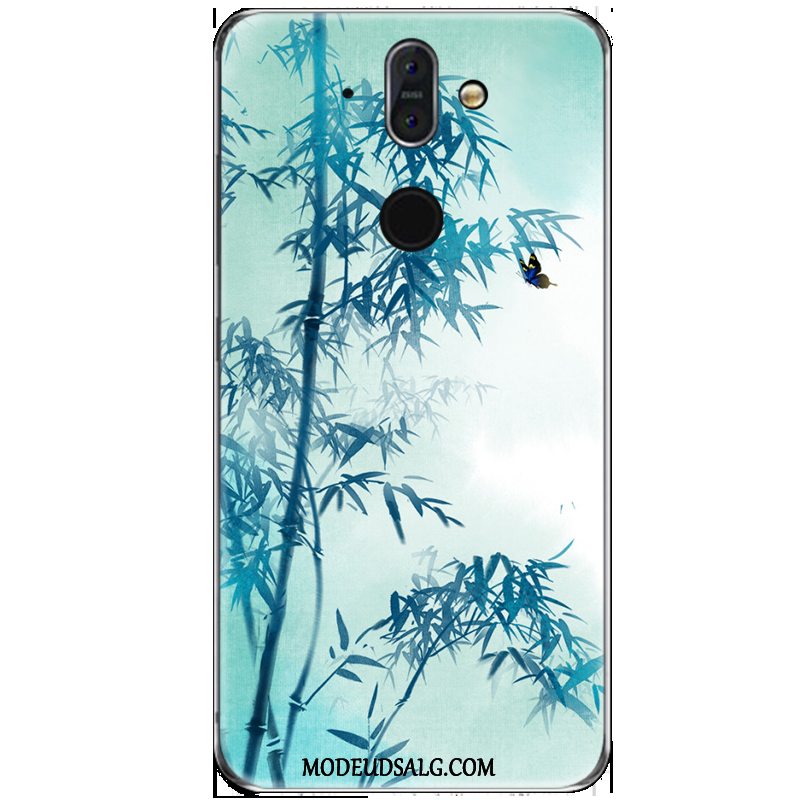 Nokia 8 Sirocco Etui Cover Lilla Trend Silikone Anti-fald