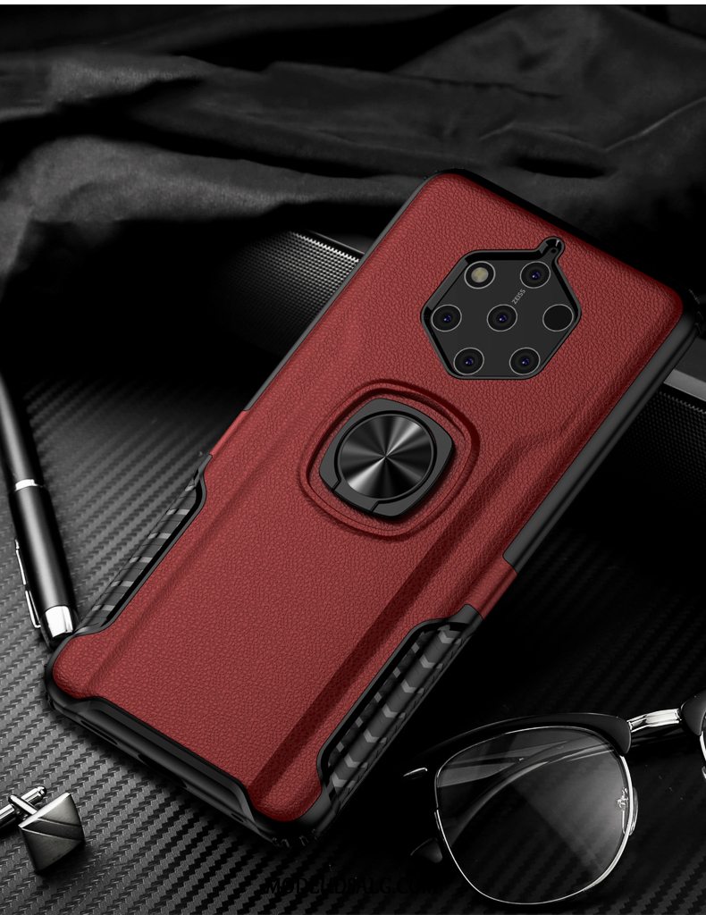 Nokia 9 Pureview Etui Pu Alt Inklusive Magnetisk Cover Sort