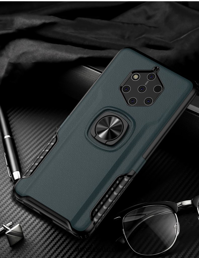 Nokia 9 Pureview Etui Pu Alt Inklusive Magnetisk Cover Sort