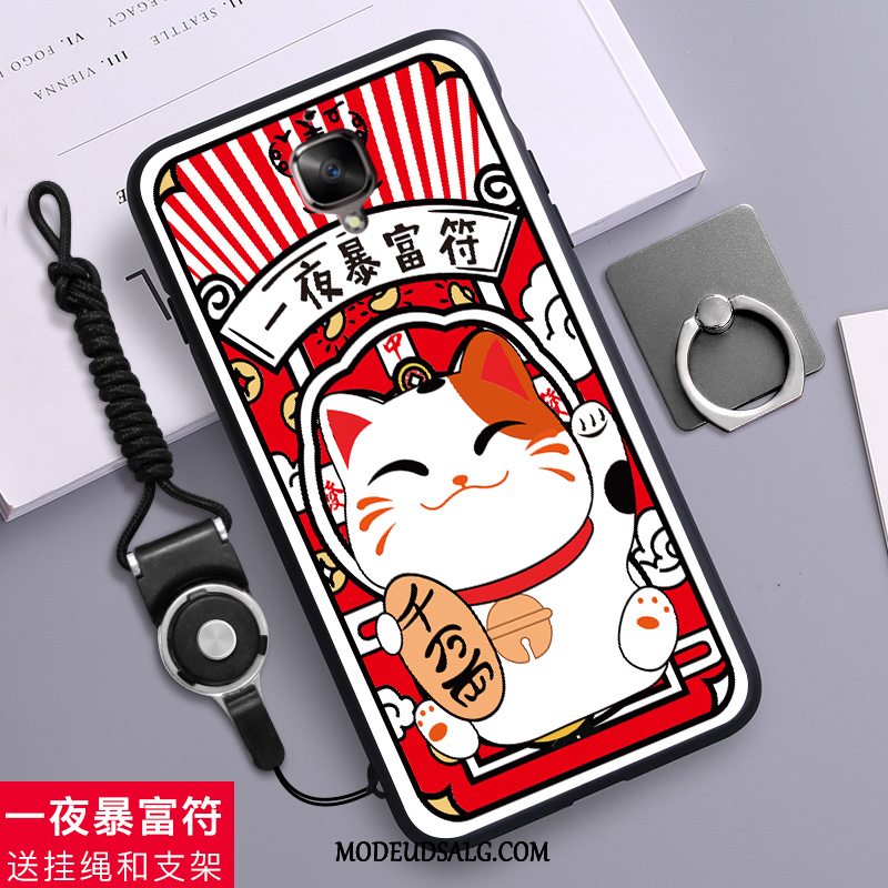 Oneplus 3 Etui Silikone Hængende Ornamenter Kreativ Af Personlighed Cartoon