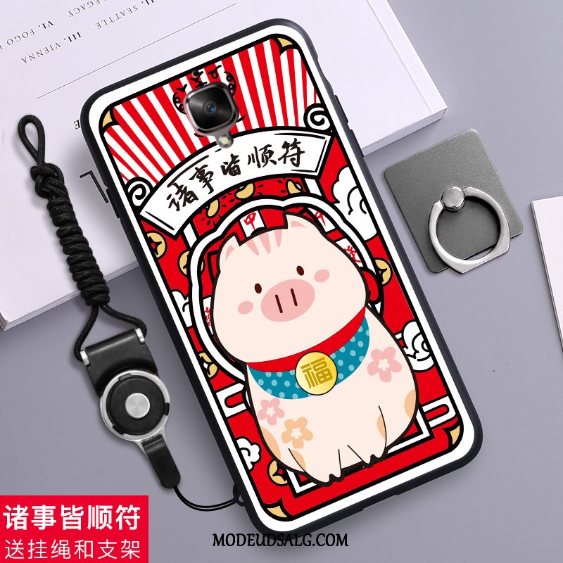 Oneplus 3 Etui Silikone Hængende Ornamenter Kreativ Af Personlighed Cartoon