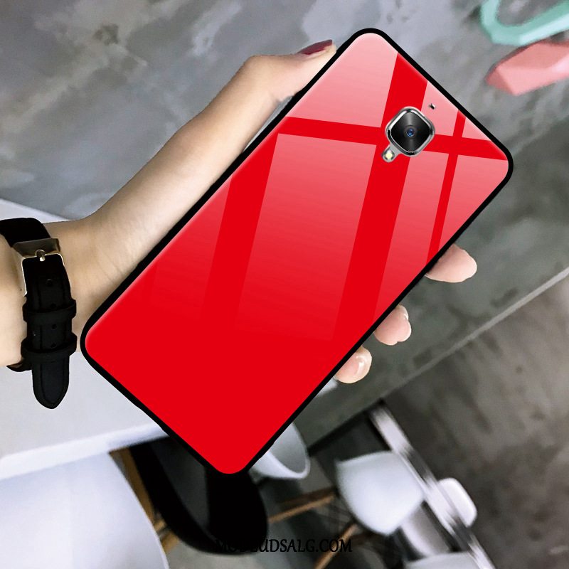 Oneplus 3t Etui Anti-fald Beskyttelse Net Red Silikone Cover