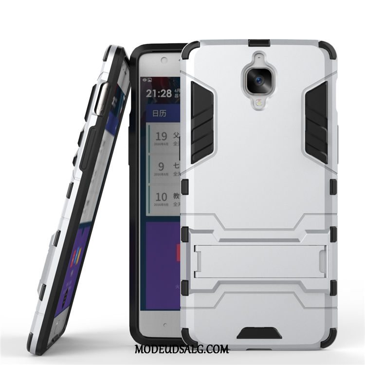 Oneplus 3t Etui Nubuck Cover Rød Beskyttelse Anti-fald