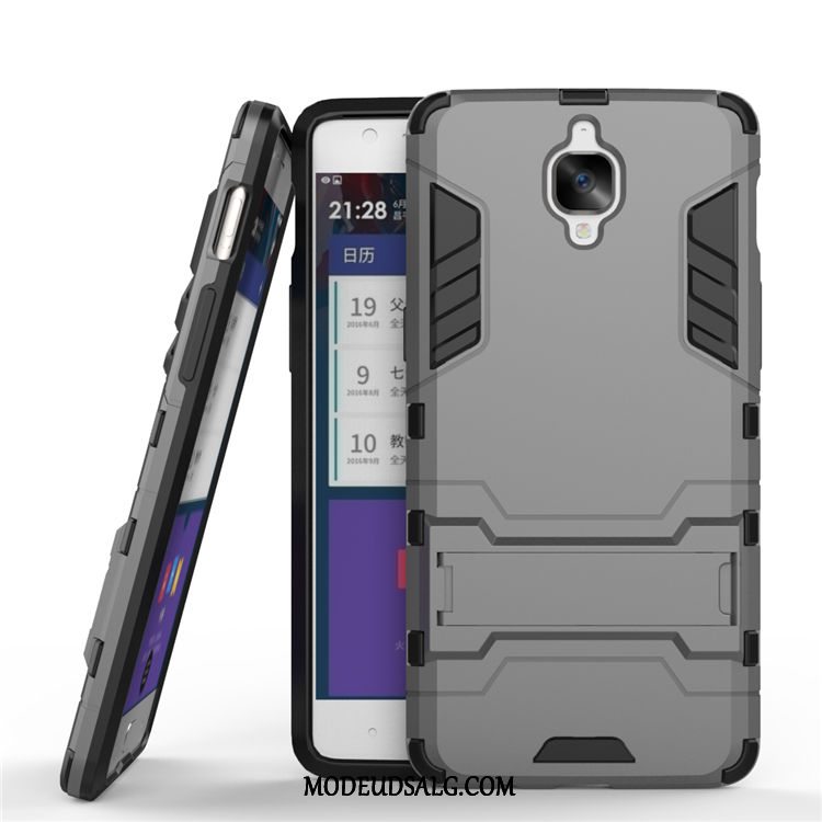 Oneplus 3t Etui Nubuck Cover Rød Beskyttelse Anti-fald