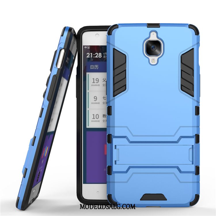 Oneplus 3t Etui Nubuck Cover Rød Beskyttelse Anti-fald